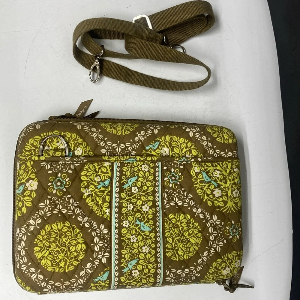 Vera Bradley 'sitting in a tree' Pattern Tablet Laptop Book Crossbody Bag